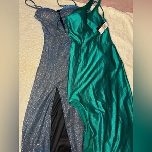 ⭐️ BUNDLE LONG SPARKLY DRESSES ⭐️ SiZE 3/4